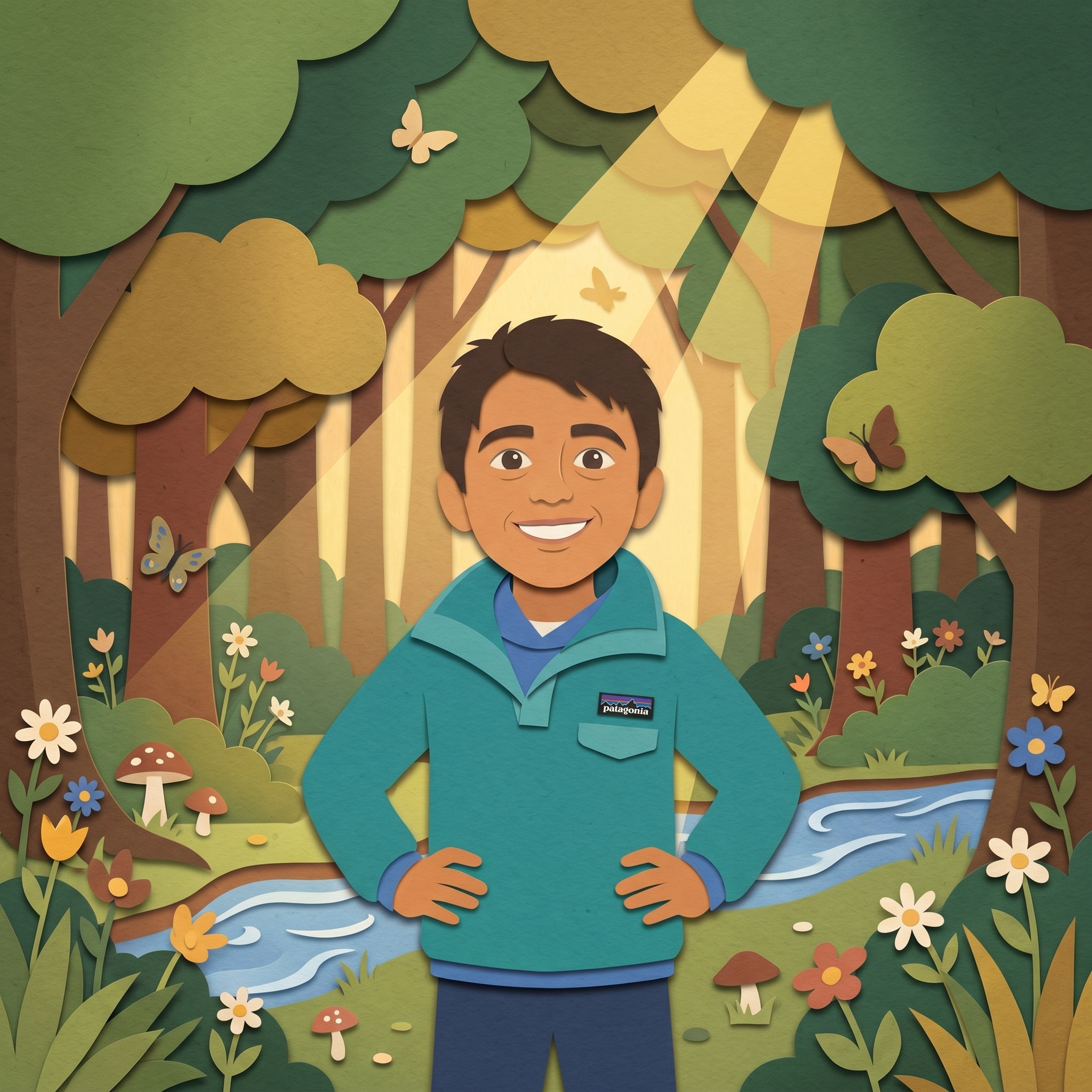 Luca starring as the hero of his own forest story