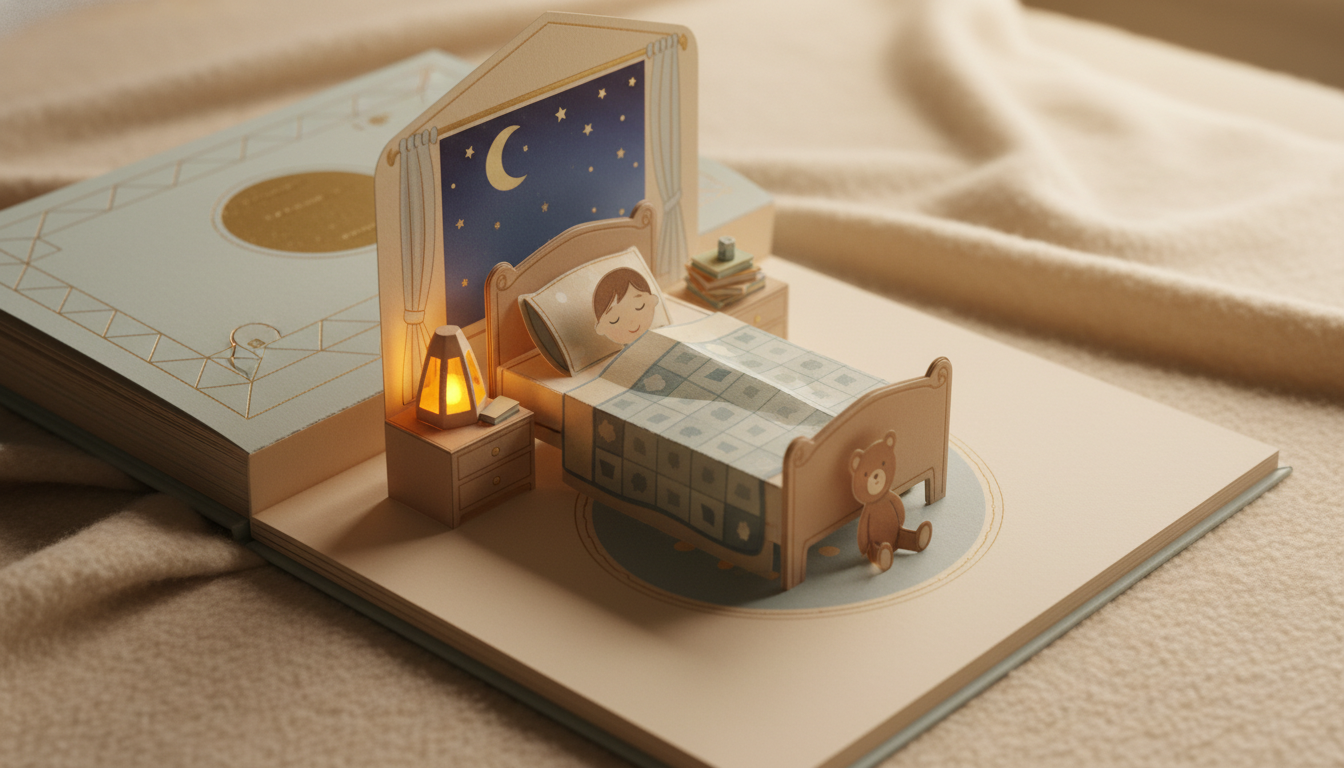 Bedtime story scene