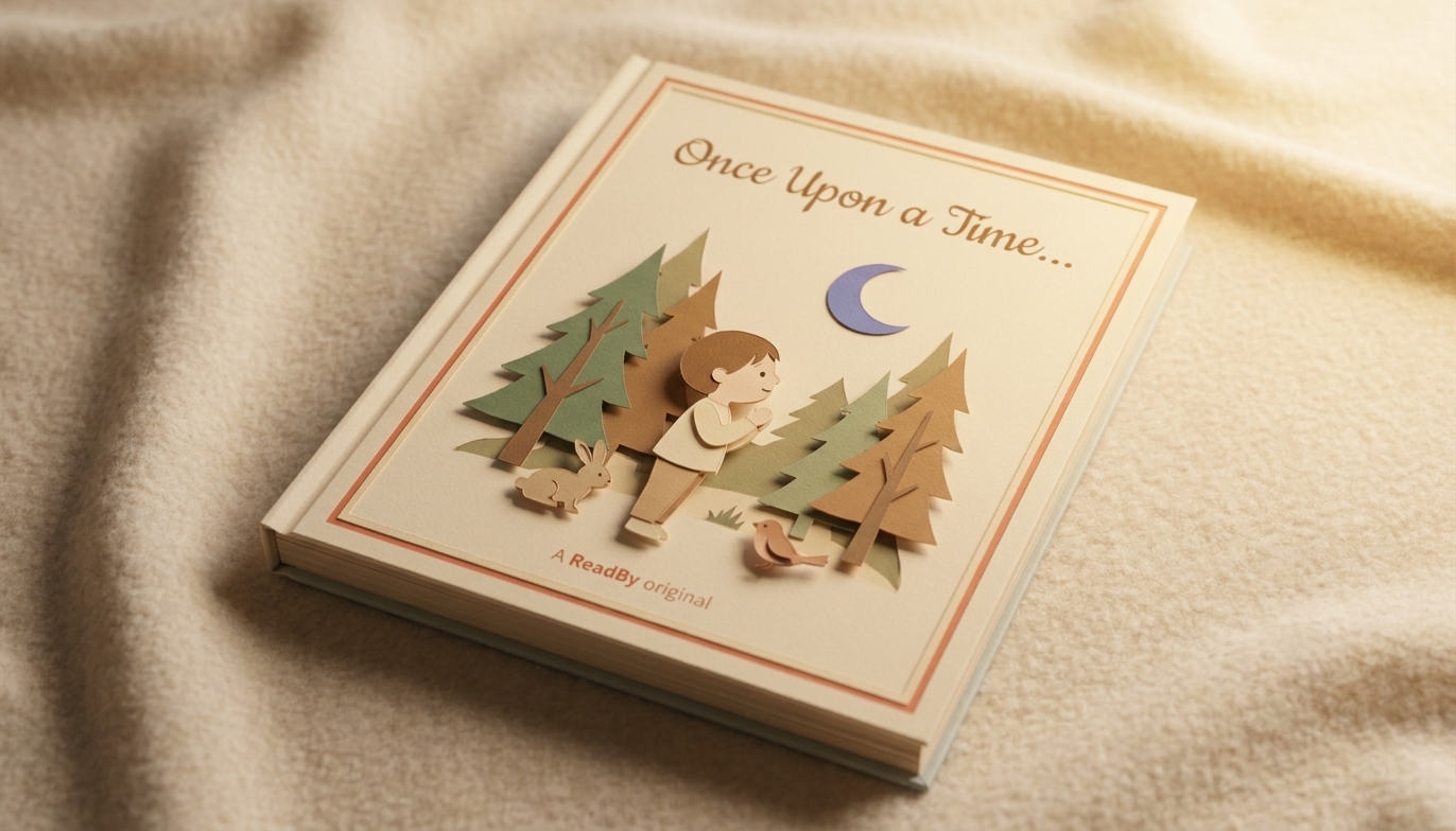 Pop-up storybook cover — Once Upon a Time, a ReadBy original story